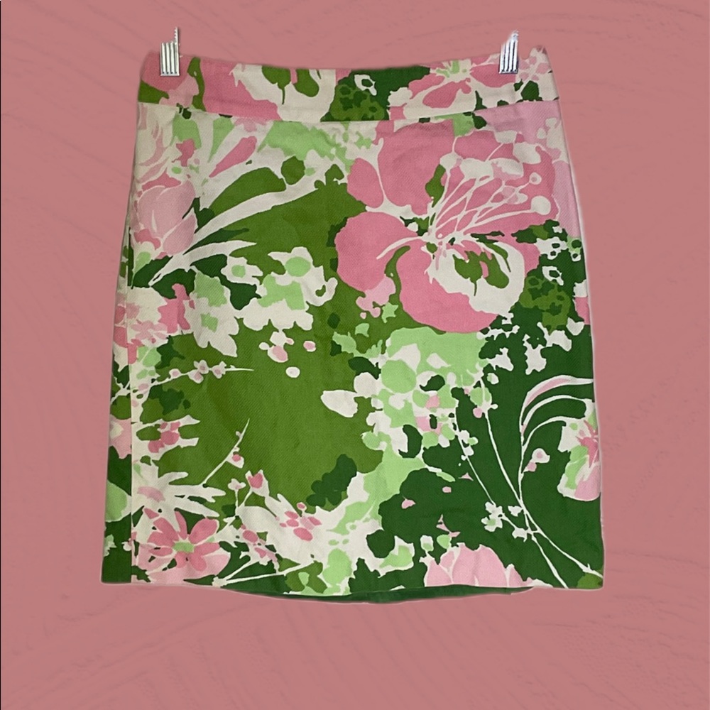 🌸🌿 gorgeous Talbots 4P floral mini skirt 🌿🌸
